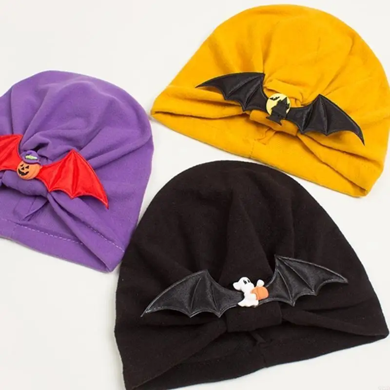 

Q22D Stylish Baby Hat with Bow Hairpin Infant Cap Perfect for Halloween Dress-up Fun