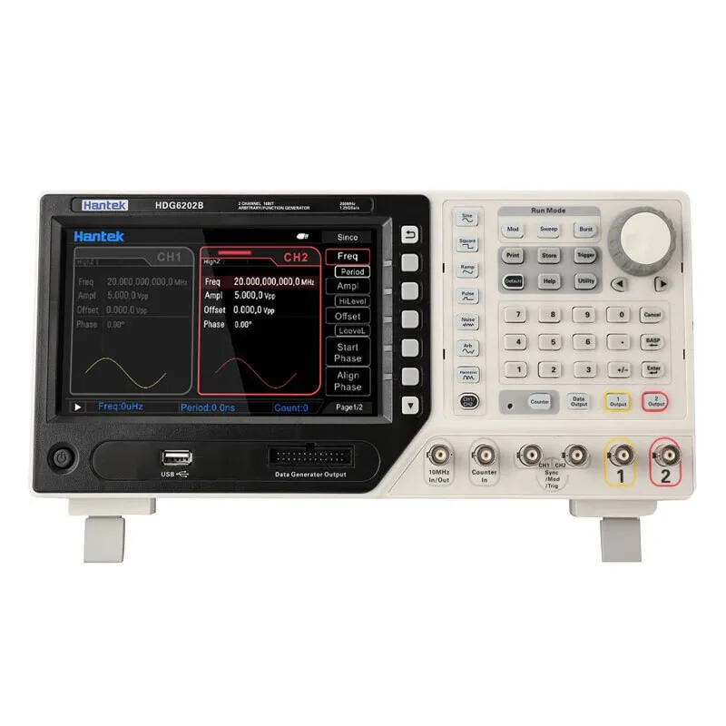 Hantek Arbitrary Signal Generator Bandwidth 200MHz 2 Channel 1.25GSa/s Sampling Rate HDG6202B Waveform Signal Generator