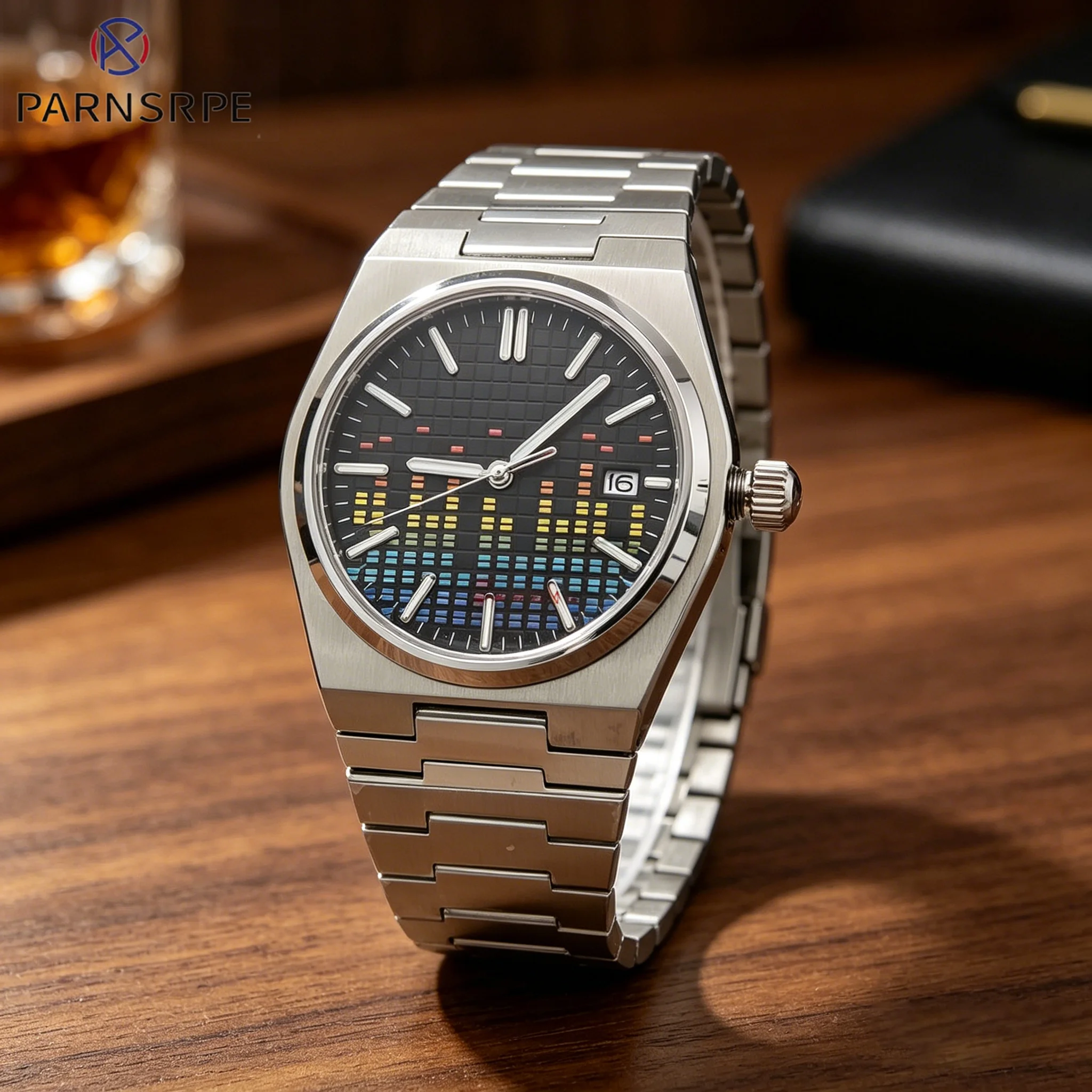40MM Watch for men New Men's Luxury Automatic NH35 Watch Movement sapphire glass Stainless Steel Waterproof Watch