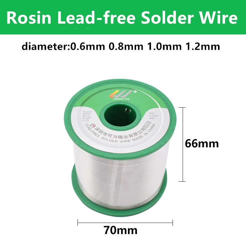 500g High Quality Rosin Lead-free Solder Wire Environmental Tin Wire Solder Bar Welding Wires Soldering Robot Solder Wire ROHS