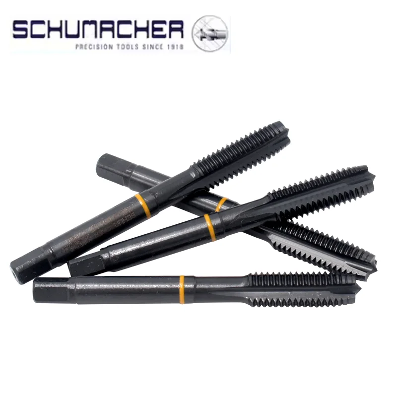 German Original SCHUMACHER JIS Standard Spiral Fluted Tap Pointed M3 M4 M5 M6 M8 M10 M12 Machine Thread Taps For Titanium Alloy