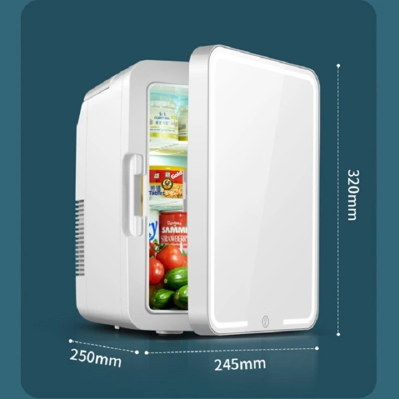 2025年新型卸売12Lポータブル化粧品冷蔵庫 - インテリジェント温度制御付きミニデジタルディスプレイ冷蔵庫
