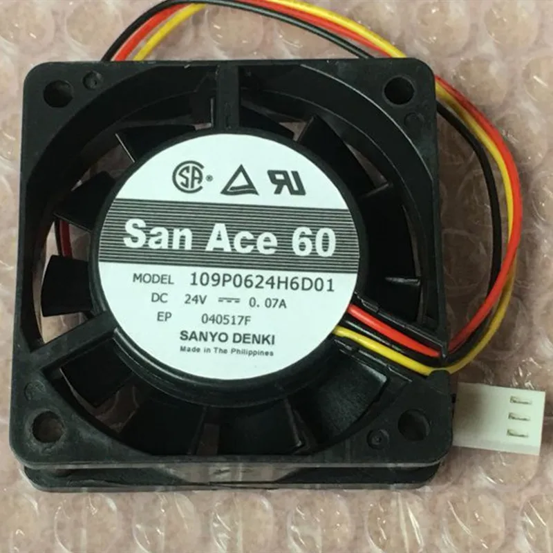 109P0624H6D01 6020 24V 0.07A 6cm axial flow fan 6 Month Warranty