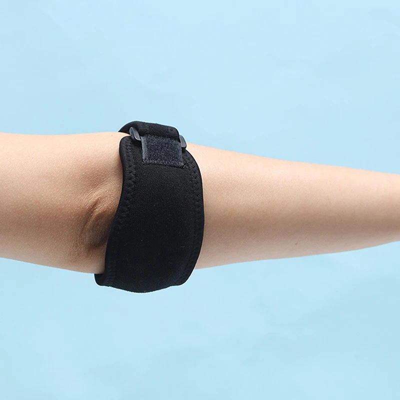 1pcs Elbow Brace For Tennis Golfer Sports Protection Adjustable Arm Band Silicone Compression Pad  Pain Relief Men Wom view 4