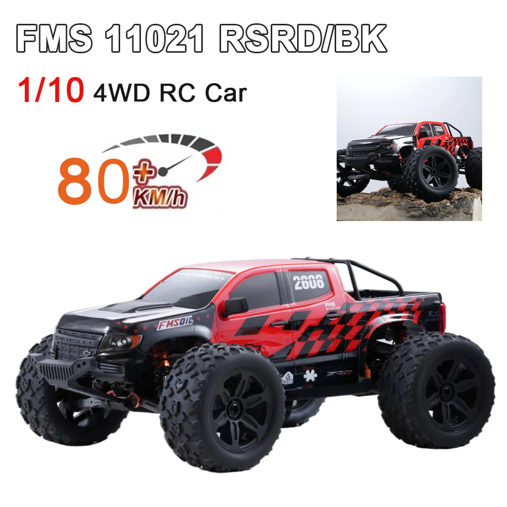 

New 1/10 FMS 11021 RSRD/BK Simulation Remote Control Brushless Electric Off-Road Car Toy High Quality RC Vehicle Model Toy