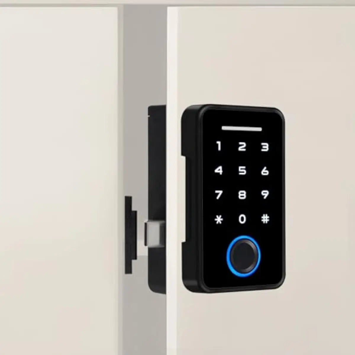 Smart Drawer Lock - with Fingerprint, RFID Card Code Access - Tuya App Control, Anti - Theft for Home/Office