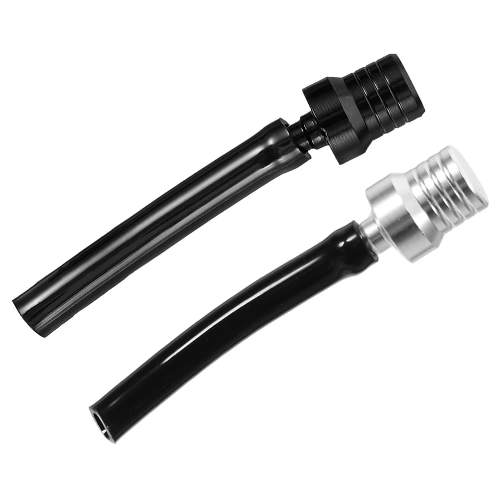 

2Pcs Motorcycle Gas Fuel Caps Sturdy Breather Hose Vent Tube Fuel Tank Cap Prevents Spill Universal Atv Parts Motorbike