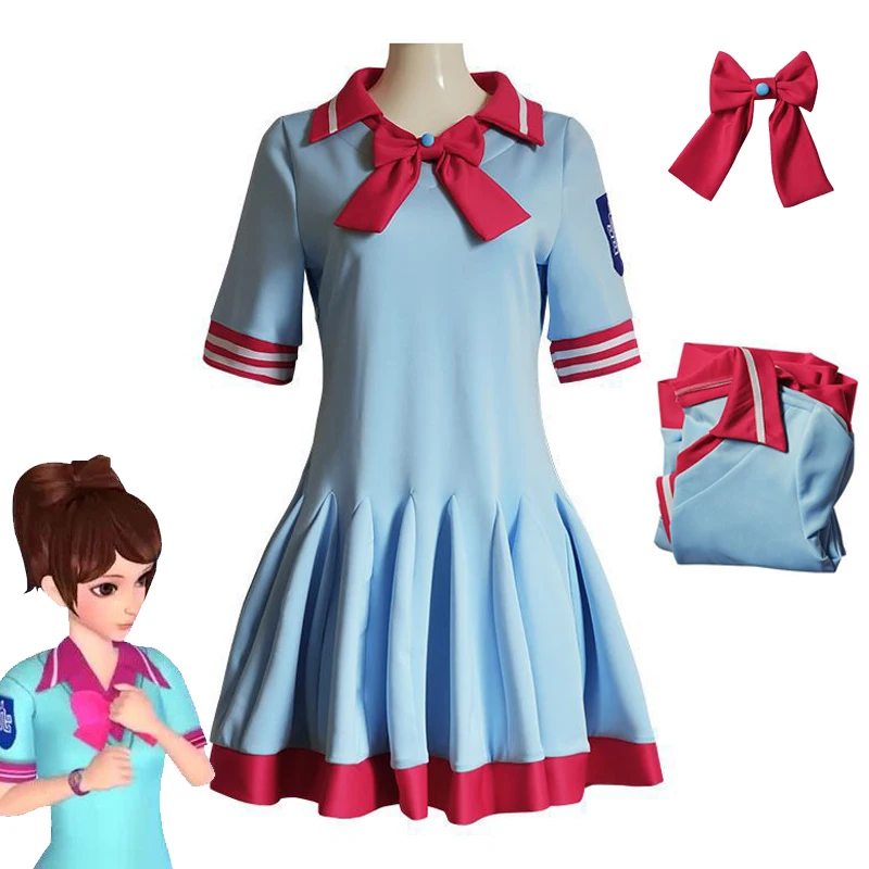 

Elf Dream Ye Luoli Cos Dress School Uniform Wang Mo Chen Sisi Mosha Cosplay Animation Costume College Style Performance Costume