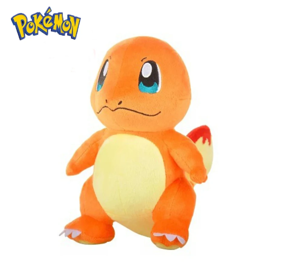 STOCK HOT@@ Peluche Pokemon Charmander Peluche Pokemon stuffed Toy Cute Cartoon Pikachu Plush Doll Soft Doll Birthday Gift--