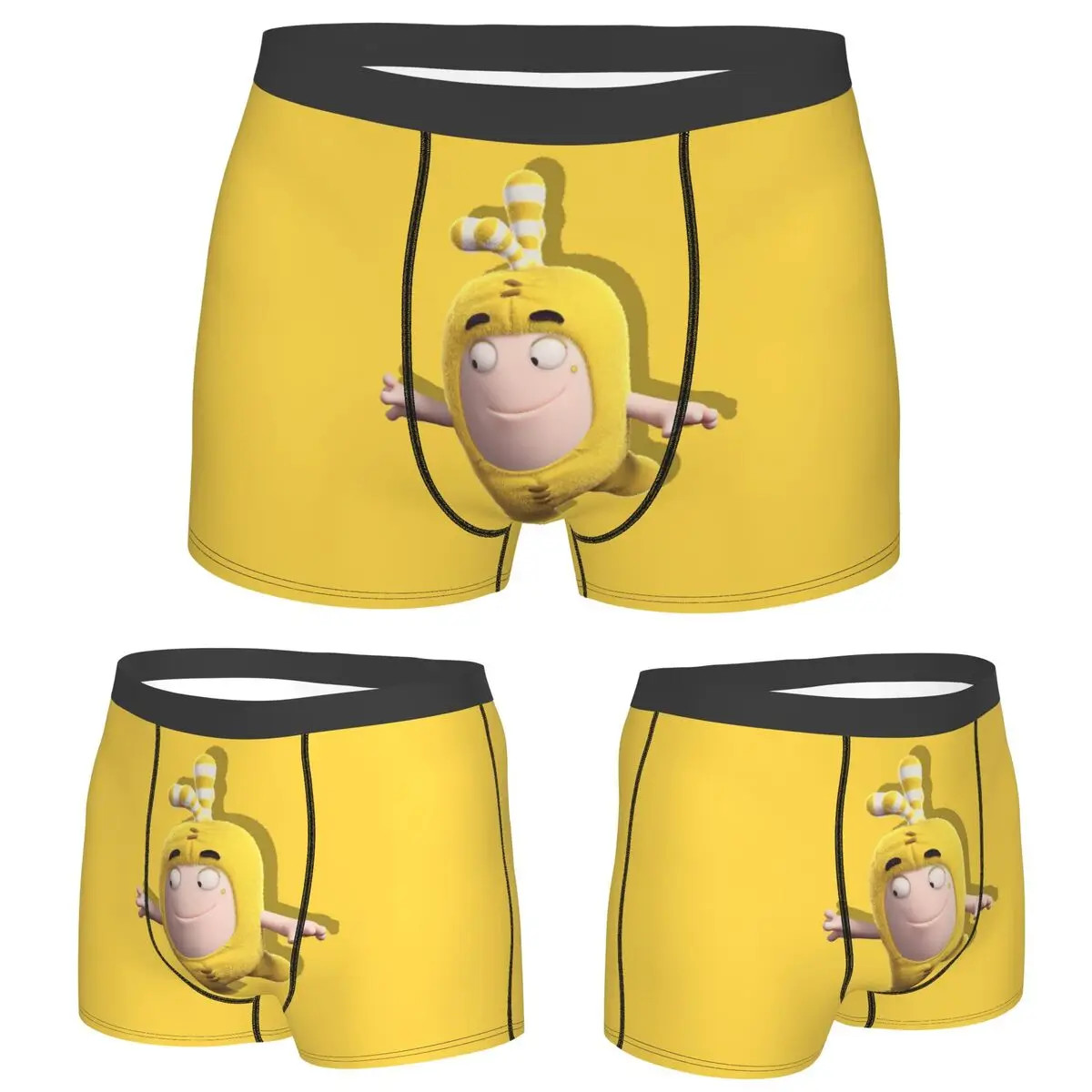 

Boxer Underpants Shorts Cartoon Oddbods Cute (10) Panties Male Breathable Underwear for Homme Man Boyfriend Gift