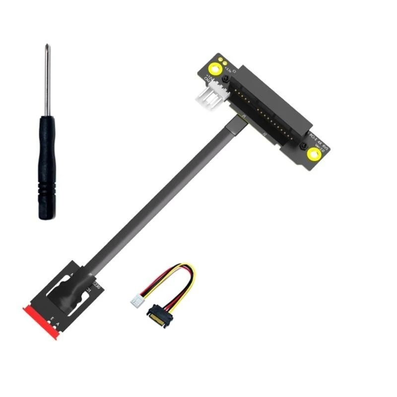 Y1UB M.2 NGFF AE Clave para PCIe 1x 4x 8x 16x Cable adaptador, Cable extensión PCIe para interfaces tarjeta gráfica