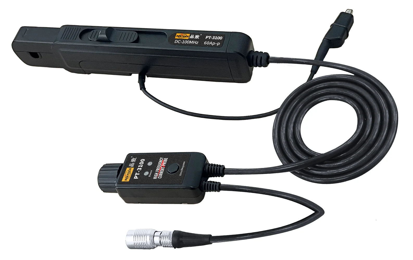 PINTECH PT-3100 Oscilloscope Probe High Frequency AC/DC Current Probe 60A, 100MHz, High Precision Oscilloscopes Current Probe