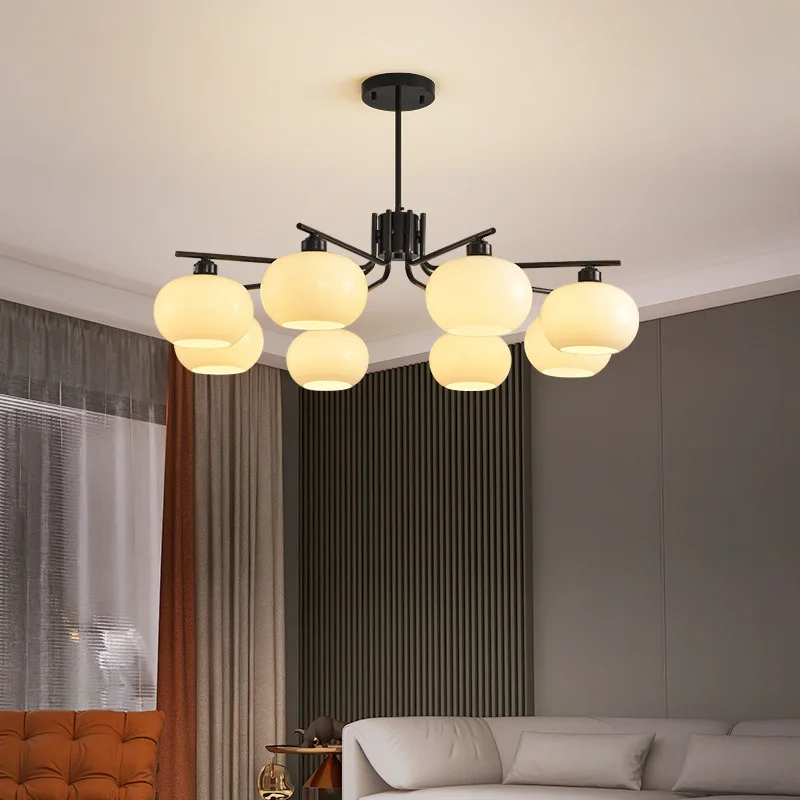 

Nordic Style Persimmon Chandelier Living Room Dining Room Bedroom LED Lighting Restaurant Creative Decoration Pendant Lamp