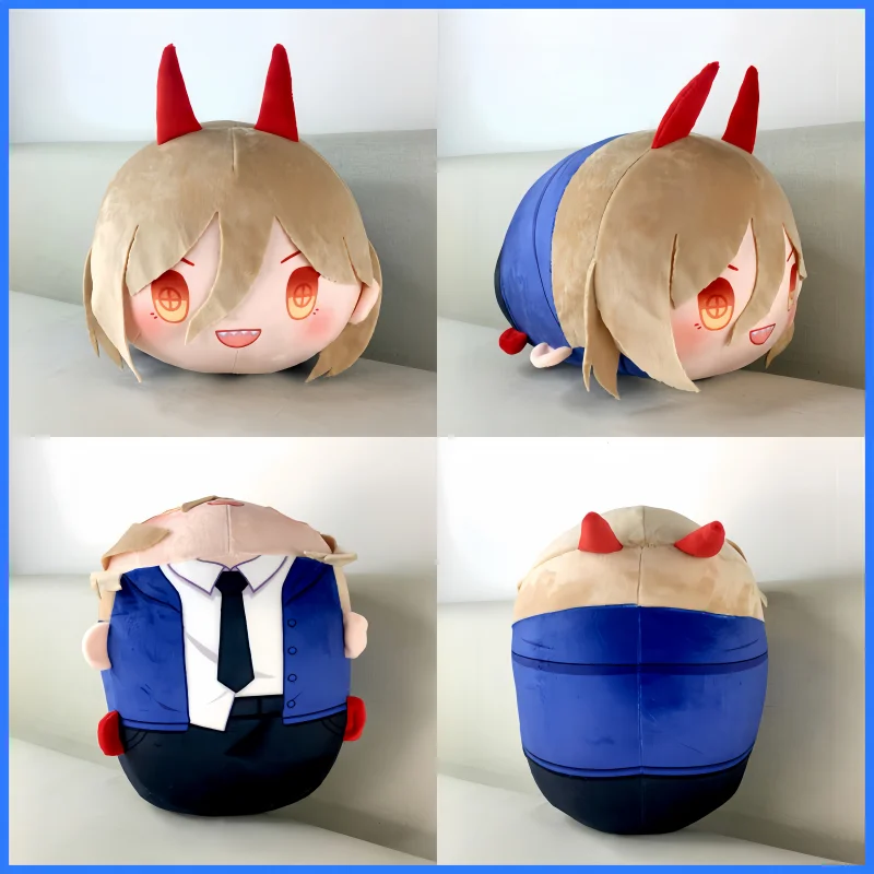 

In Stock Chainsaw Man Merchaedise Denji Makima Power Angel Aki Heyakawa Keychain Plush Doll Cushion Pillow Cute Doll Gifts Toys