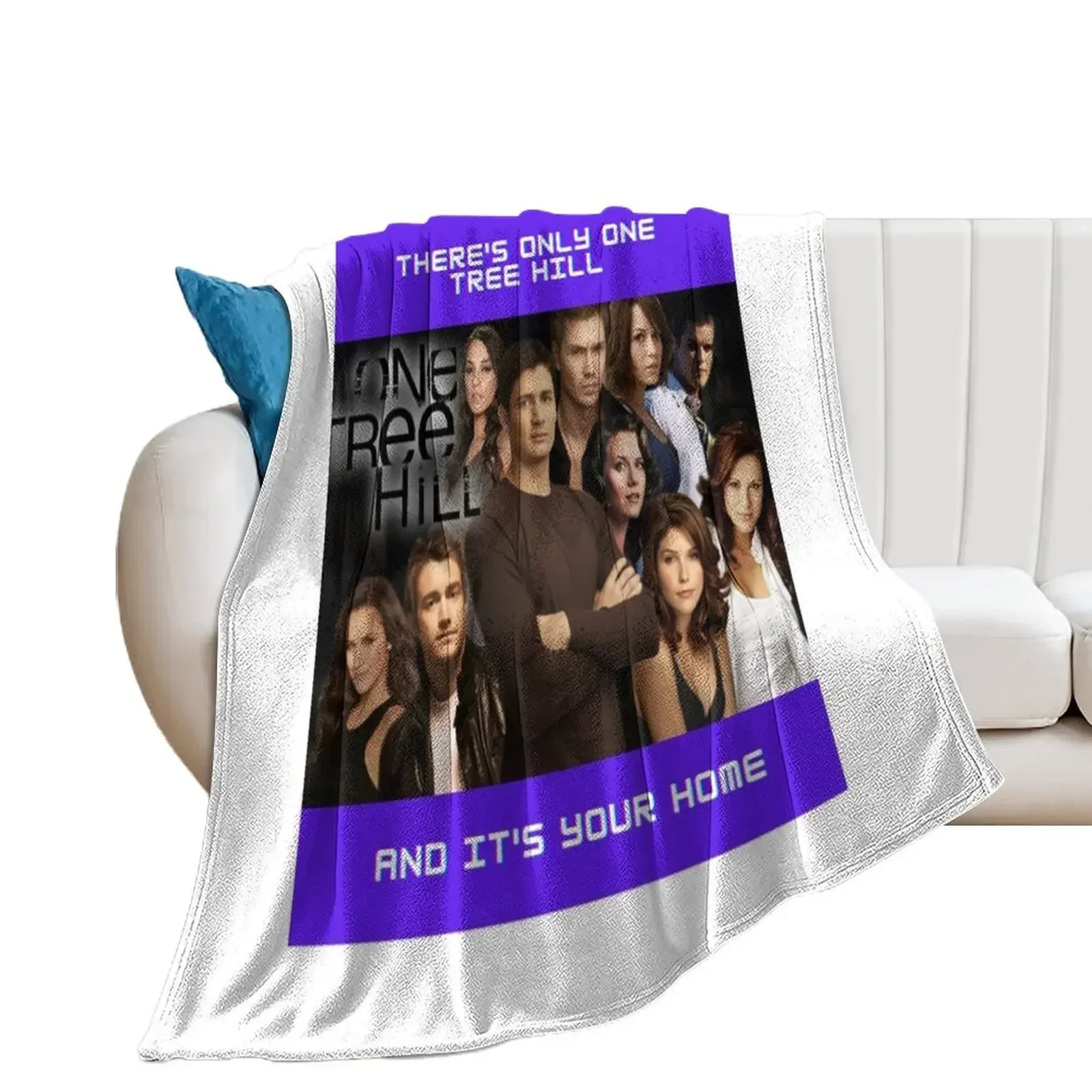 There's Only One Tree Hill Sticker Throw Blanket Travel Sofa Throw Soft Big Blankets