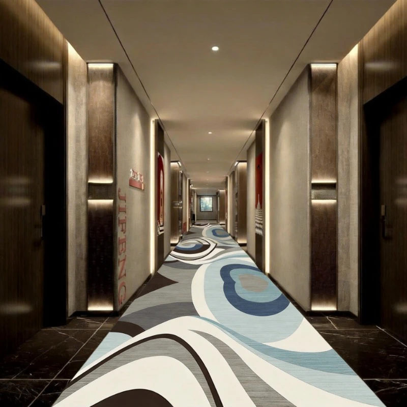 

Modern Abstract Runner Carpets Light Luxury Long Corridor Carpet Room Doorway Hall Decor Rugs Home Living Room Hallway Floor Mat