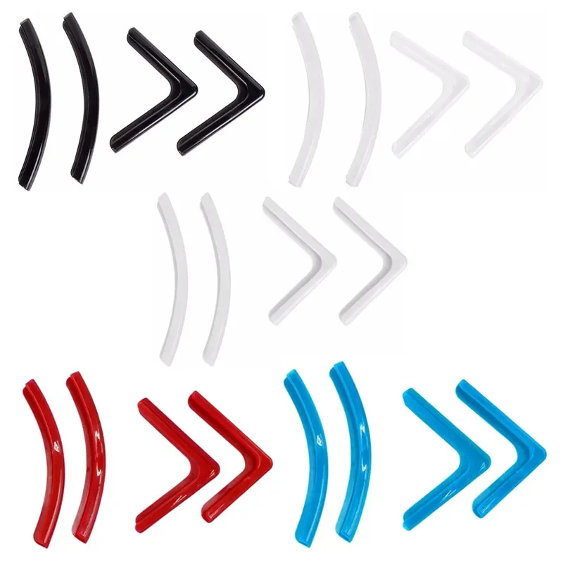 4 stks/set Siliconen Anti-collision Strip Auto Deur Rand Bumper Crash Anti-Kras Bescherming Strips Auto Externe Decoraties