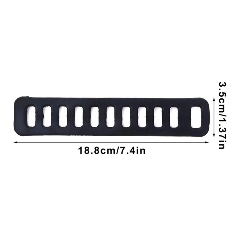 Super Sale 4Pcs Car Bicycle Frame Bicycle Accessories Fixed Strap Rubber Strap Elastic Buckle