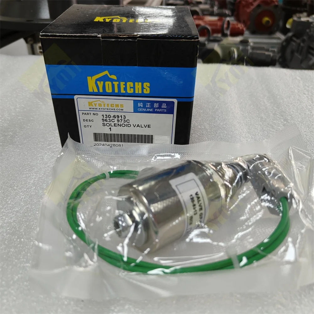 

130-6913 24V Stop Solenoid Valve 1306913 for Excavator CAT 953C 963C 973C