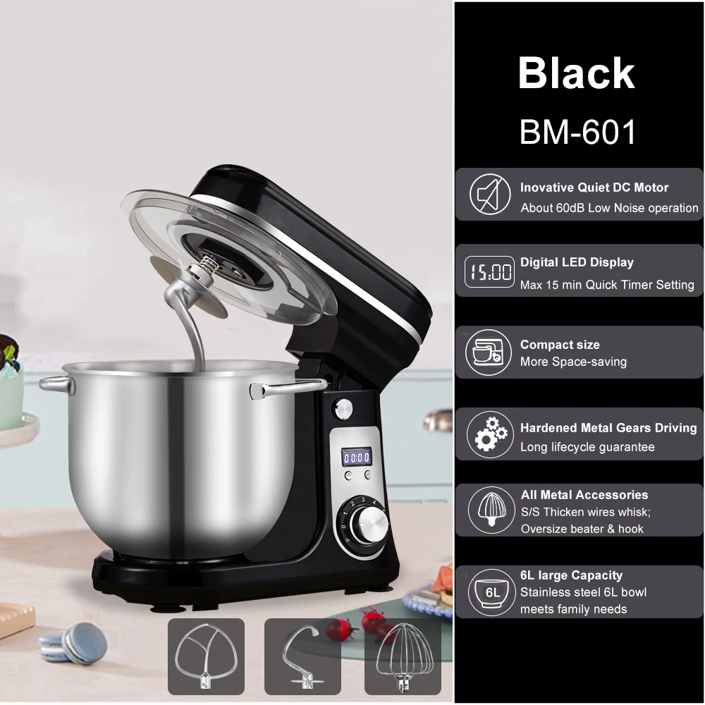 6L 1200W Stand Mixer 8