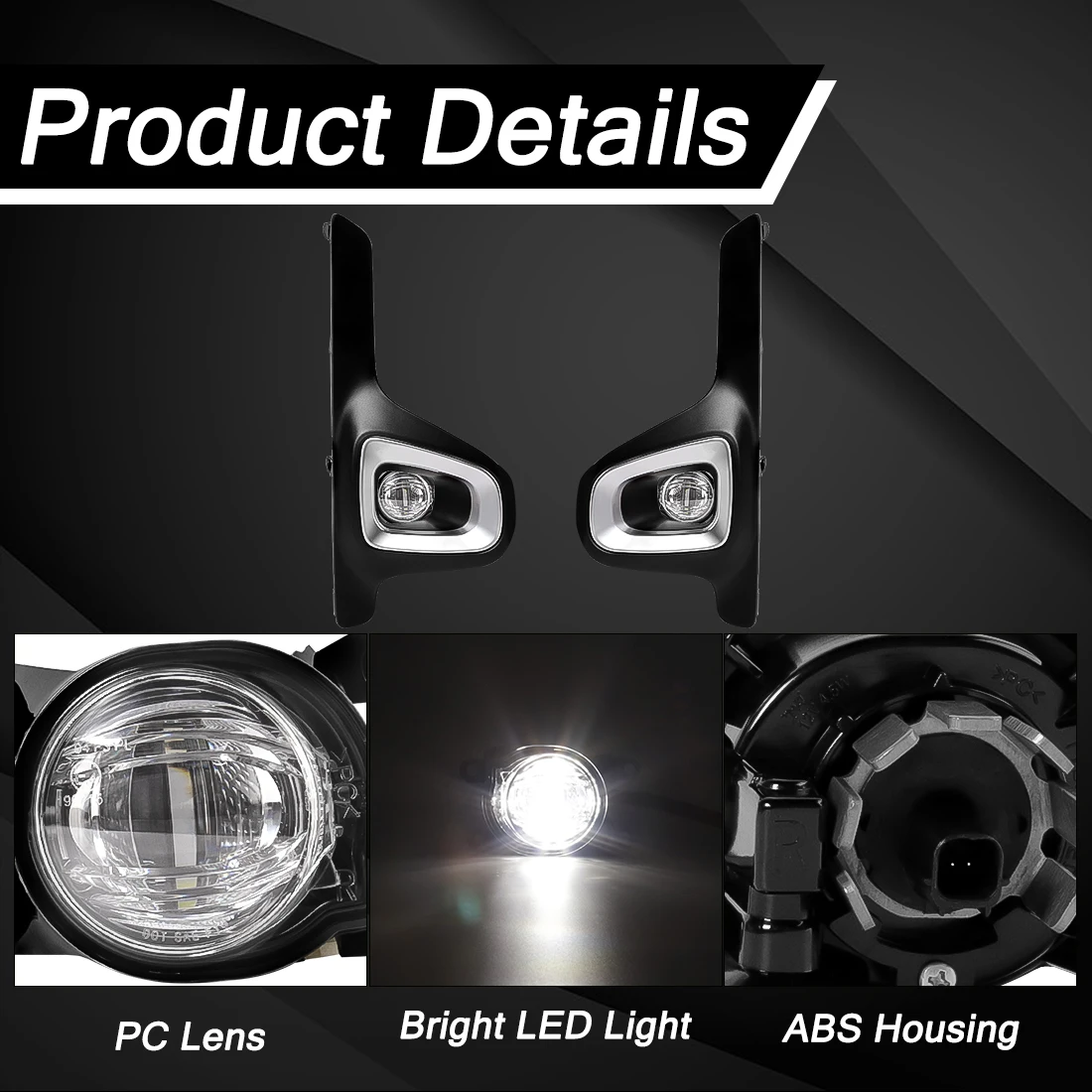 DLAA LED Fog Lamp Assembly For Toyota NOAH HYBRID 2022 2023 2024 2025 Front Daytime Running Light Headlights with Wiring Harness