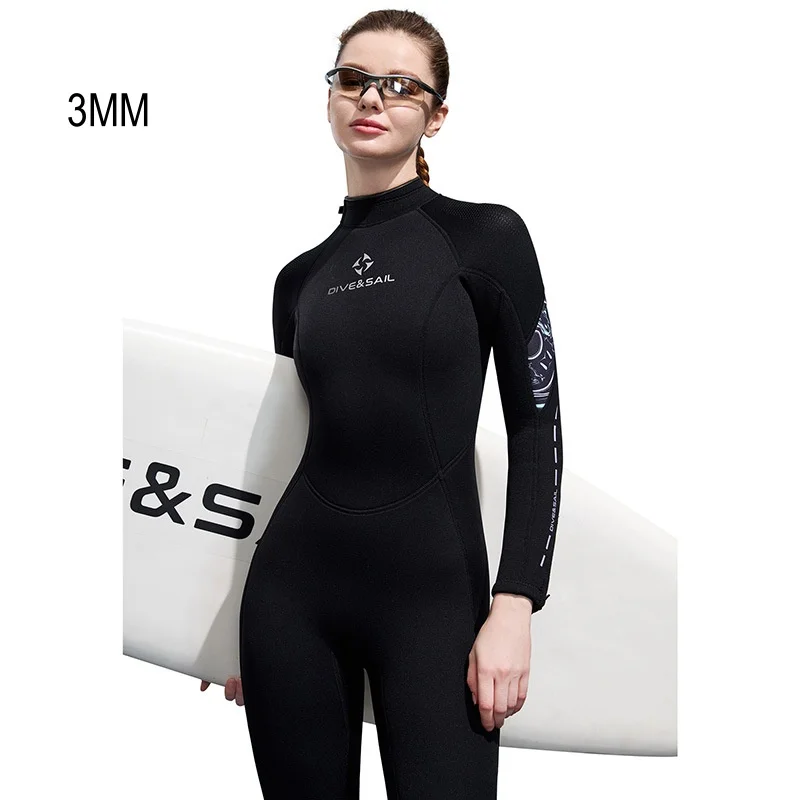 

3MM Women Neoprene UnderWater Hunting Spearfishing Kayaking Swim Diving Suit Scuba Keep Warm Snorkeling UnderWater Hunt WetSuit