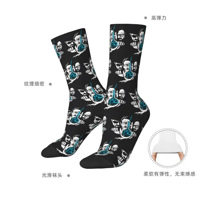 Custom Cool Breaking Bad Socks Women Men Warm 3D Printed TV Show Football Sports Socks view 6