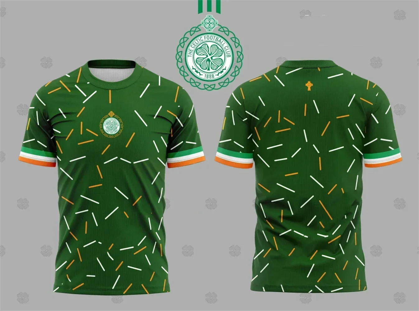 Camiseta Deportiva 2026 para Hombre, Secado Rápido, Diseño Celta Irlandés, Cómoda, Transpirable, Absorbe el Sudor, Manga Corta