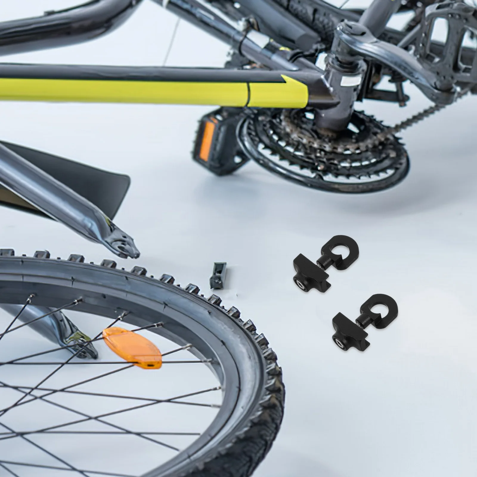 

2Pcs Portable Chain Tensioner for Folding Bikes Aluminum Alloy Single Speed Chain Adjuster Enhanced Riding Experience