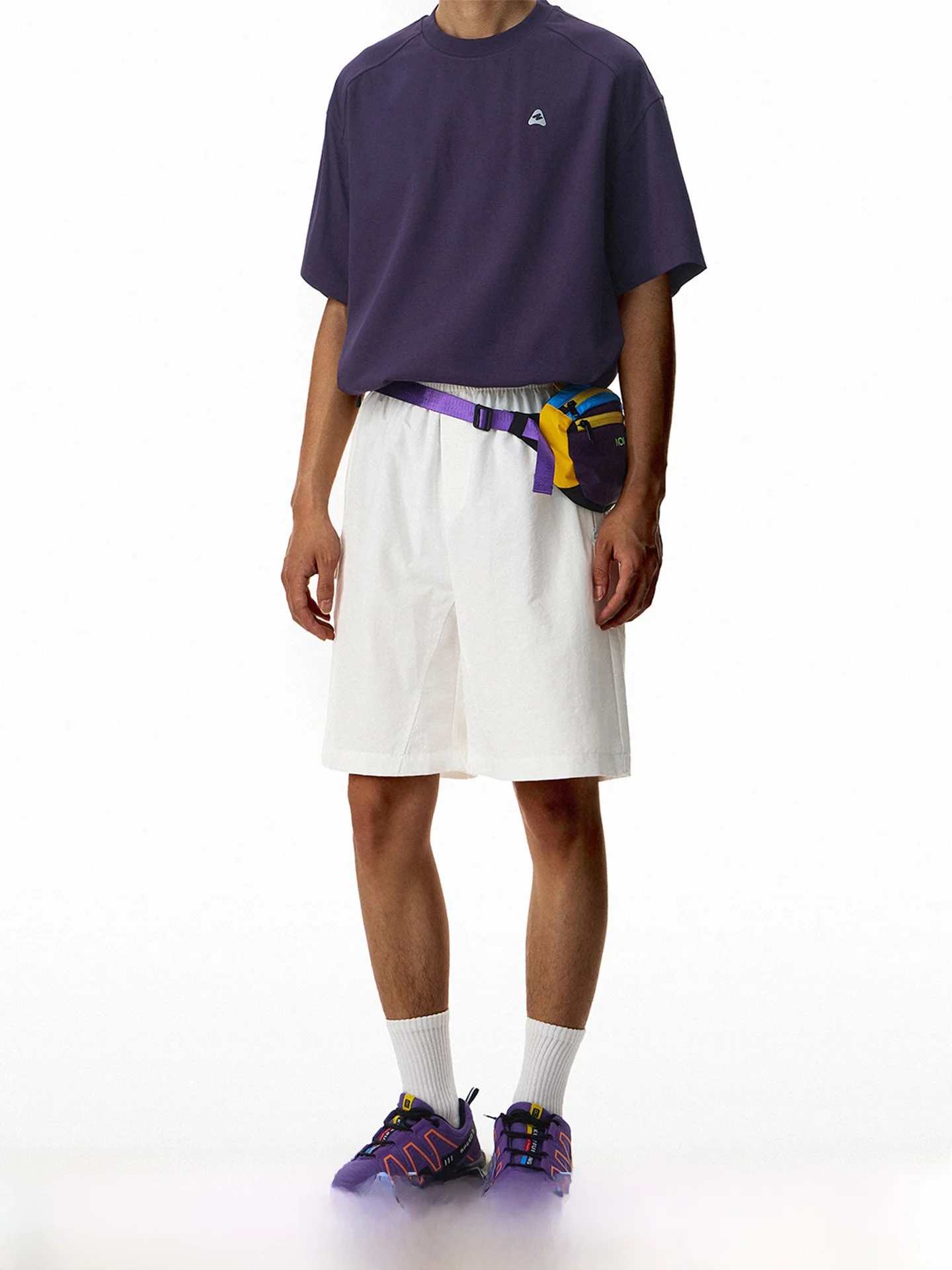 ARTANNIE Summer New Men's Sporty Loose Straight Leg Beach Shorts Comfortable Breathable Urban Outdoor Style Polyester Fiber