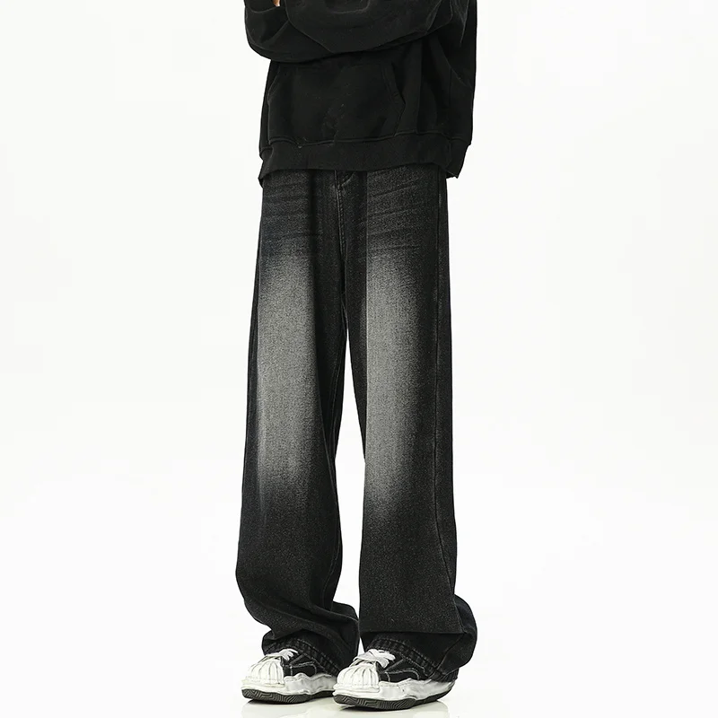 

GIOIOMen's Jeans，2025New high-quality vintage washed loose straight-leg men's jeans