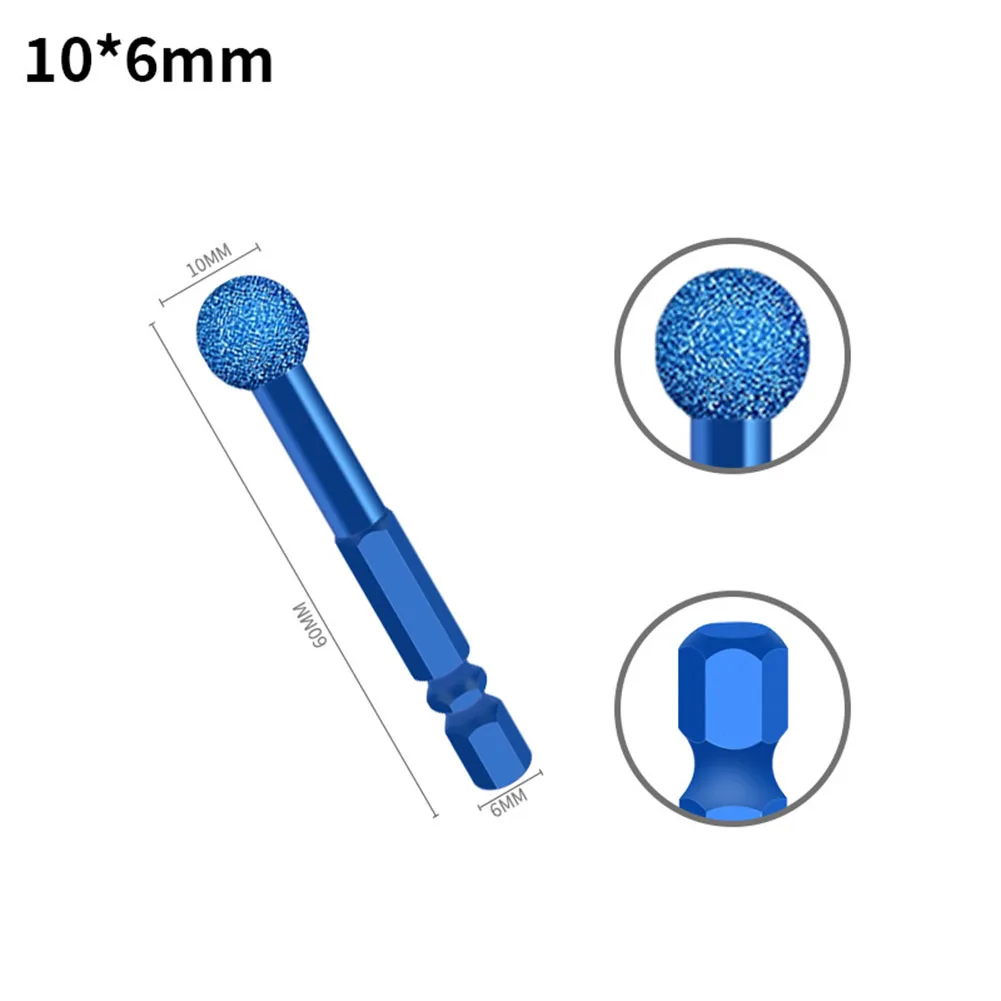 1PCS  Diamond Coated Grinding Bits For Rust Removal Polishing-Hole Processing Craft Engraving Tools Abrasive Power Tool Parts