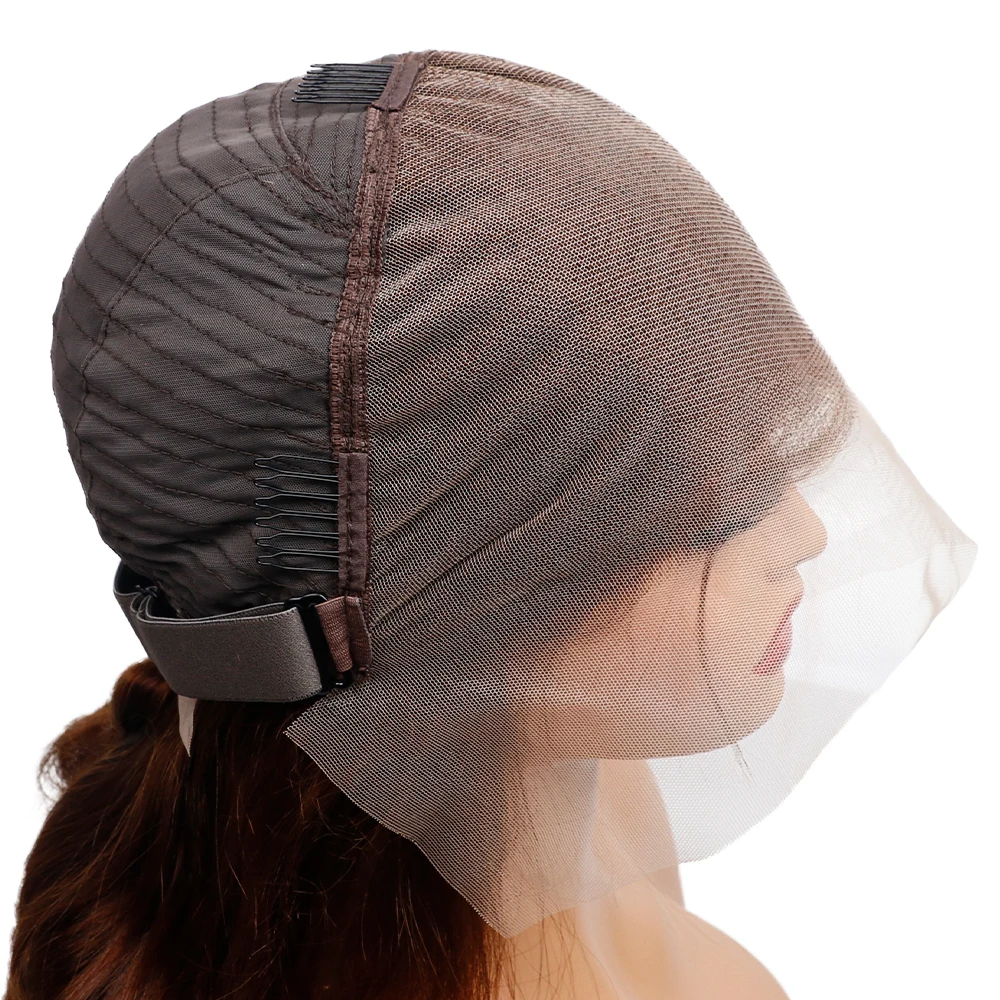 40 46 بوصة الشوكولاته براون شعر طبيعي مفرود باروكة من شعر الشوكولاته البني 13x6 الدانتيل الباروكة الأمامية قبل قطعها الدانتيل خصلات الشعر المستعار الإنسان