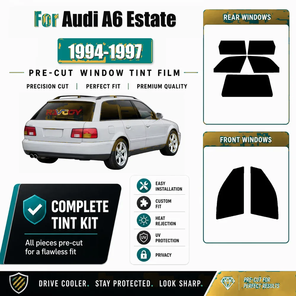 premium-precut-window-tint-kit-front-windows-rear-windows-rear-windshield-for-audi-a6-estate-1994-1997-nano-ceramic-film