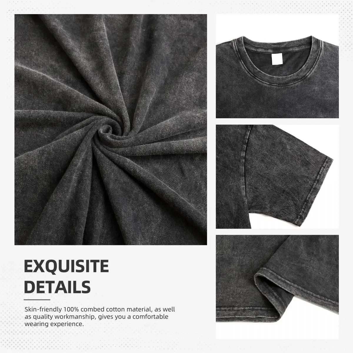 Heavy New Century Evangelical Warrior EVA Retro Printed T-shirt Asuka Washed and Made Old Vintage Short Sleeves Cotton Tee