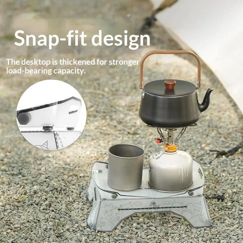 New Ultralight PP Folding Camping Table Mini Portable Heavy Duty For Hiking Picnic Outdoor Travel Gear