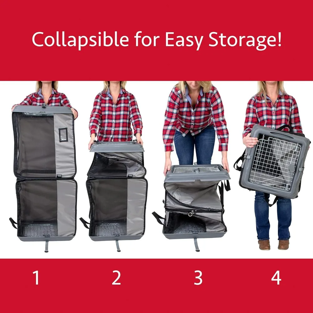 Car Seat Pet Crate com Divisor