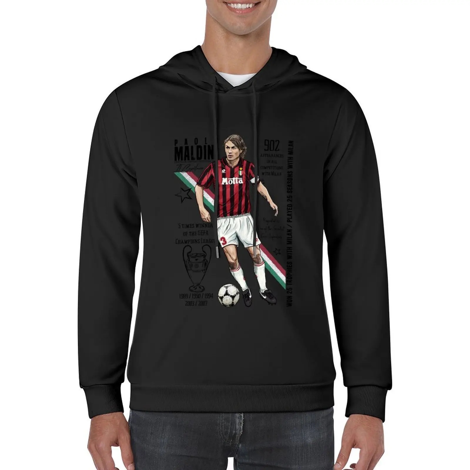 Maldini - ll Capitano Hoodie japanese style men wear korean style clothes men clothing hoodies for men