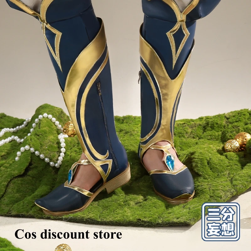 

Pre-sale Amine Game Genshin Impact Kaeya Cosplay Shoes Role Play Carnival Women Men Costume Party Cos Kaeya Boots Shoes New