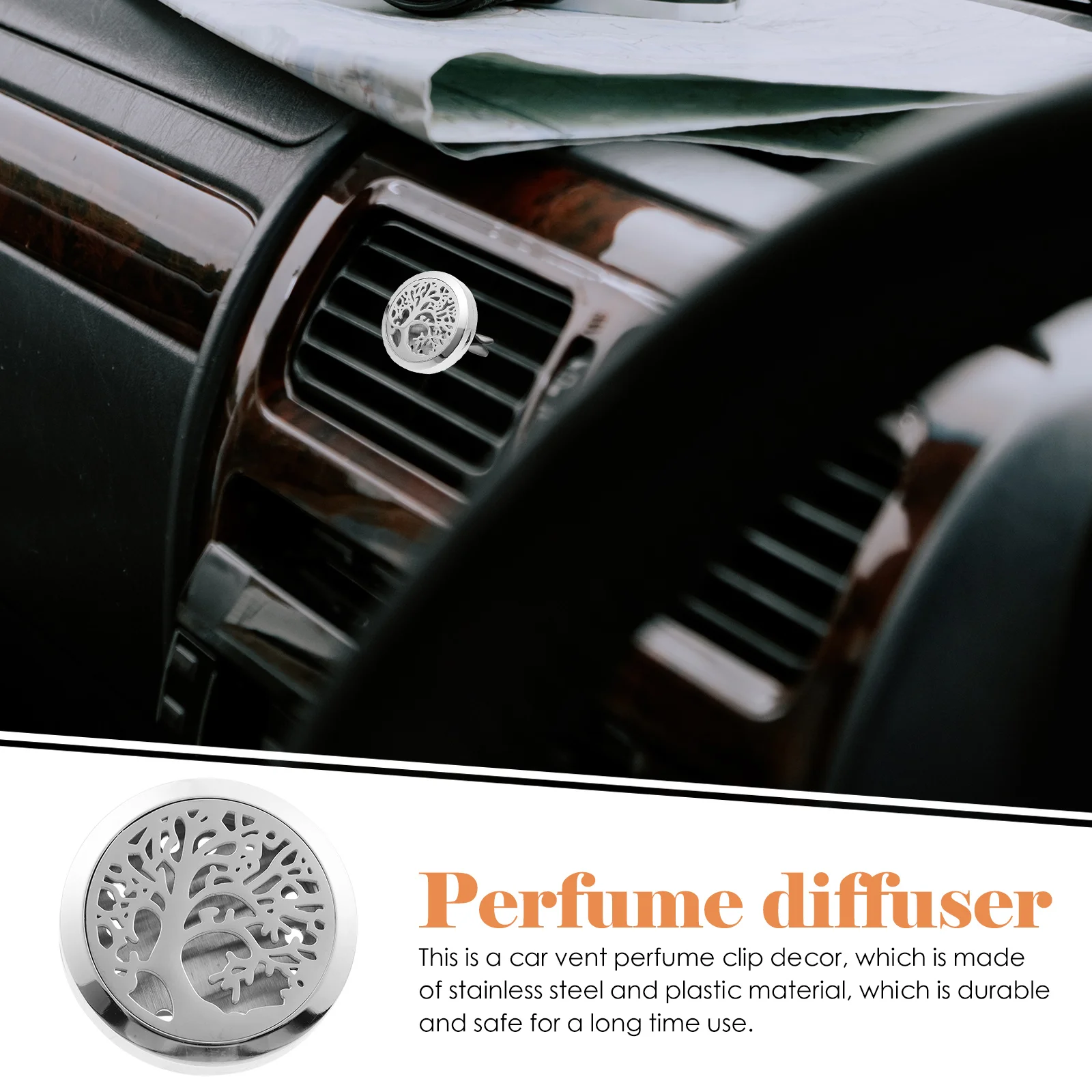 

Essential Oil Hollow Aroma Clip Clip Hollow Design For Car Home Coffee Store Durable Aroma Diffuser Car Oil Diffusers