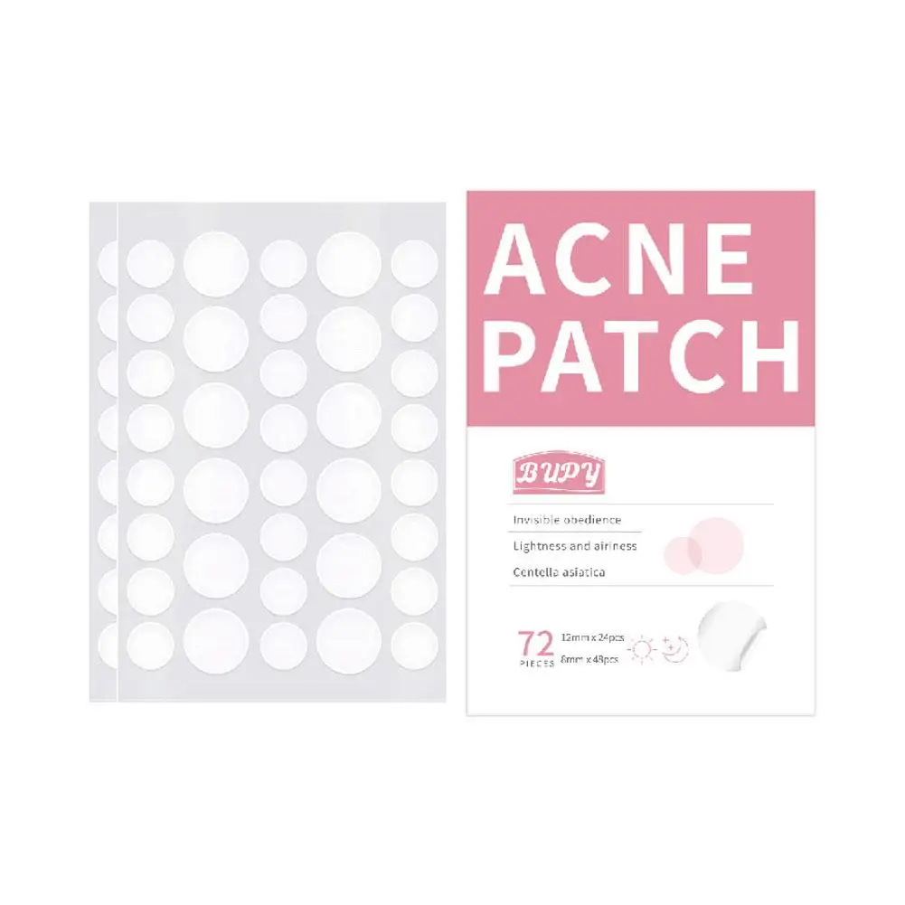 72 Patches Tea Tree Acne Pimple Patch Face Invisible Quick Stickers Effect Beauty Treatment Face Removing Tool Acne Care Pa K2v5