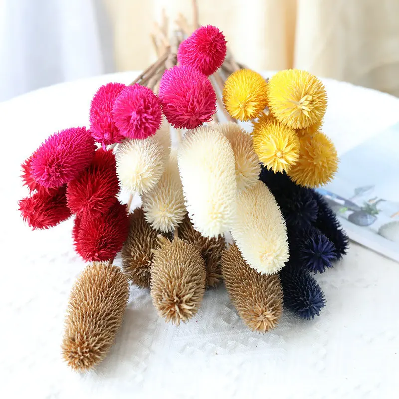 

5pcs Natural Flores Pine Cone Lotus Acorn Dried Flower DIY Bouquet for Wedding Decoration Christmas Home Decor Arrangement