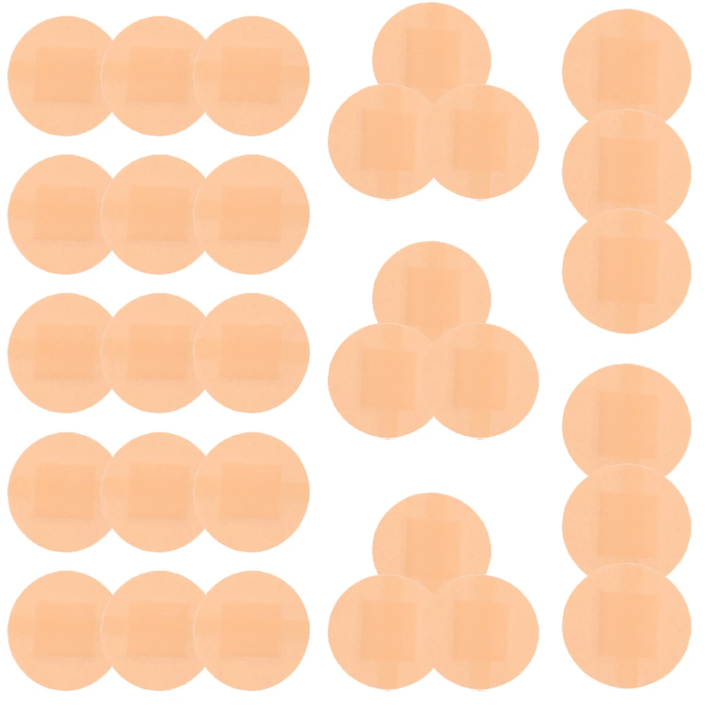 

200Pcs Round-Shaped Adhesive Wound Patches Small Breathable Waterproof Bandages Emergency Portable Care Adhesive Wound Bandages