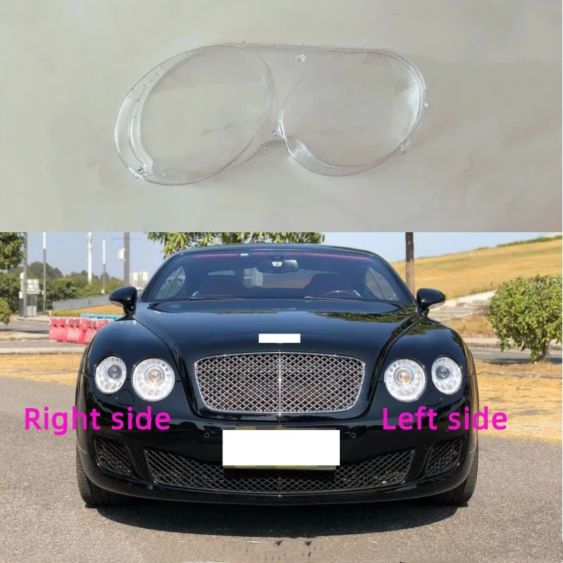 

For Bentley Continental GT Flying Spur 2005 2006-2010 -2012 Headlight Shell Headlamp Cover Replace Lamp Shade Headlamp Lens