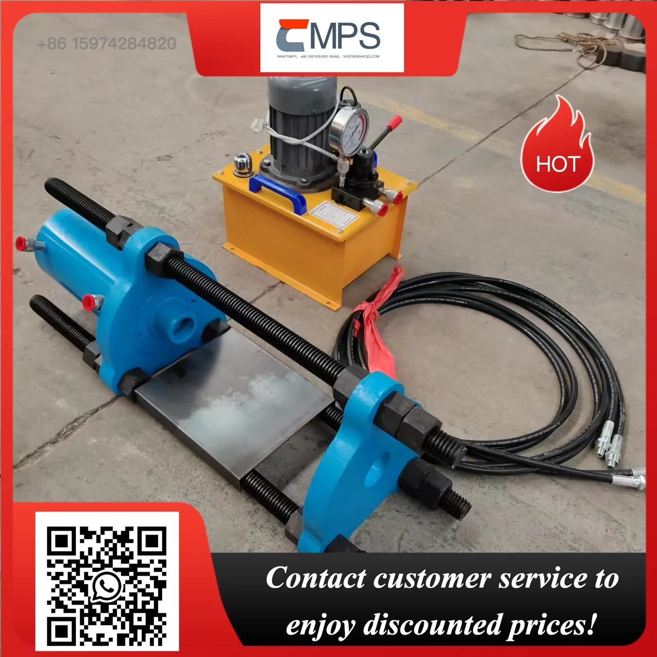 120T Portable High Quality New Hydraulic Track Pin Link Pressure Machine for Excavator and Bulldozer Track Chain Link