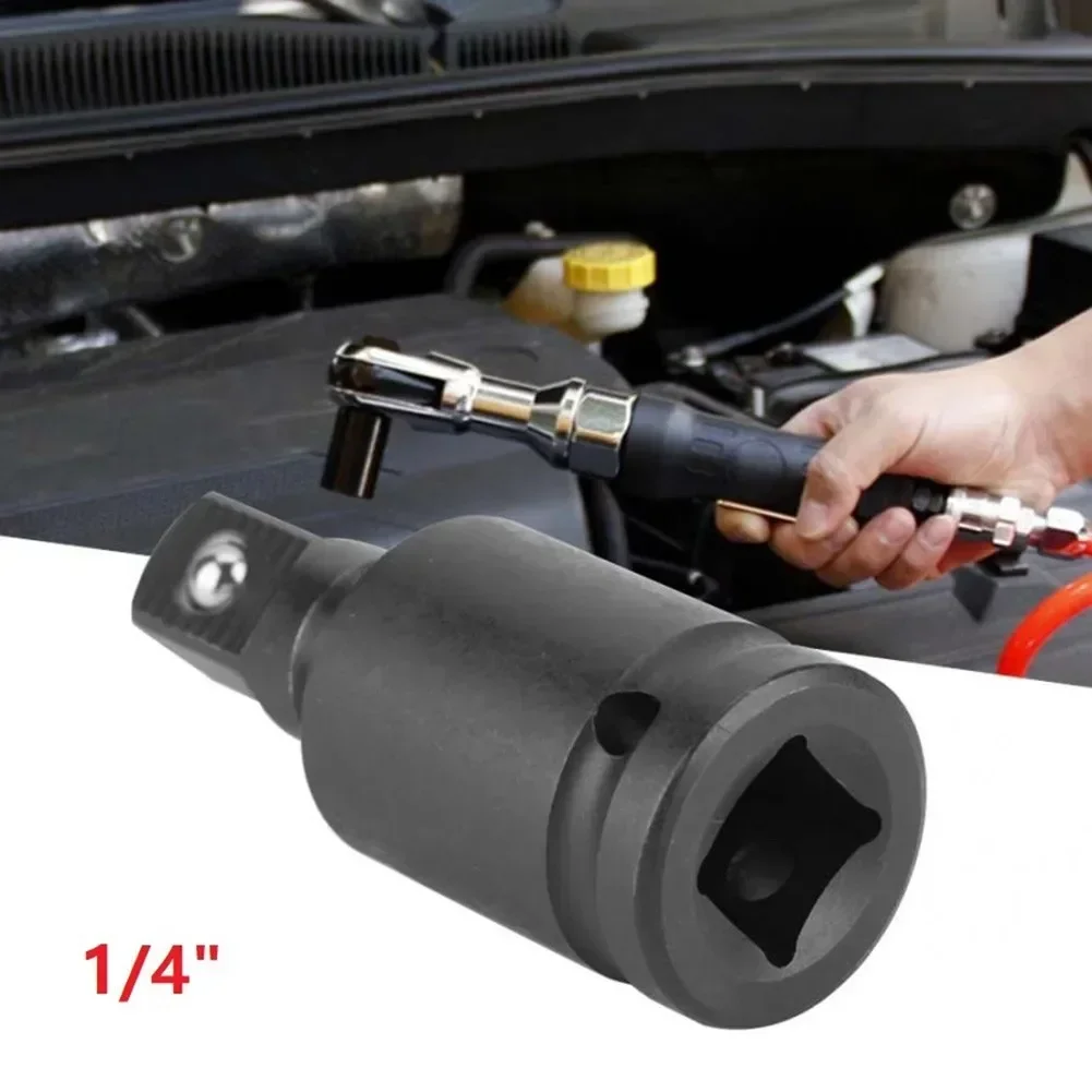 Universal Pneumatic Swivel Joint Air Wobble Socket Adapter Hand Tool 1/4" Socket Wrench Hand Tools  Driver Convert