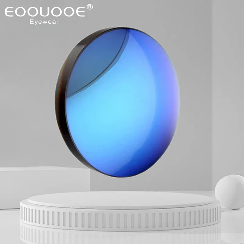 EOOUOOE Muti Colors Lenses Myopia Prescription Customized Power Lens Mirror Blue Silver Polarized Brown 1.56 1.61 Diopter Lens