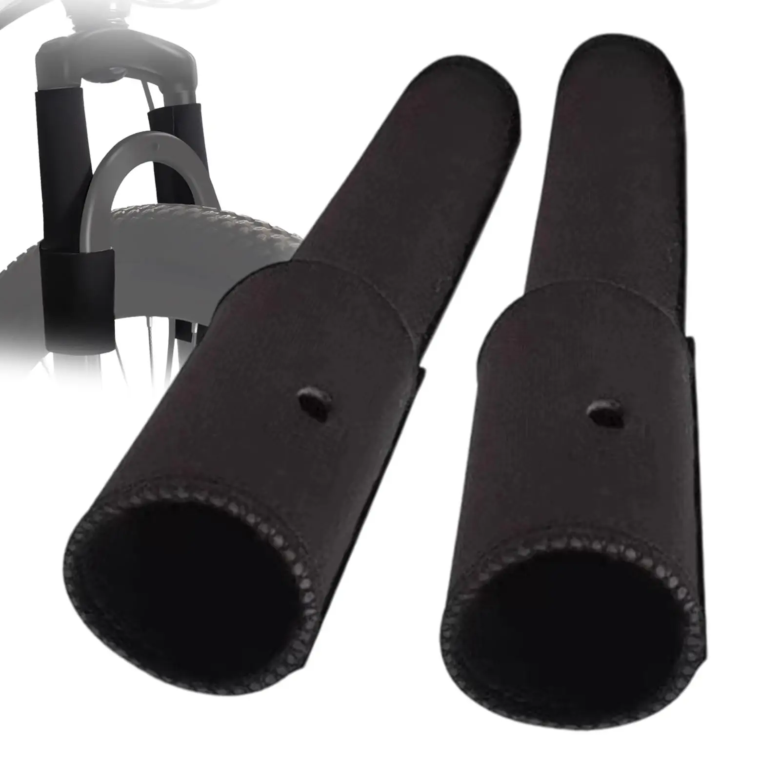 Front Fork Cover Bicycle Mud Guard Sleeve Mountain Bike Fork Protection for Mountain Garage Roadside Workshop Trail Touring