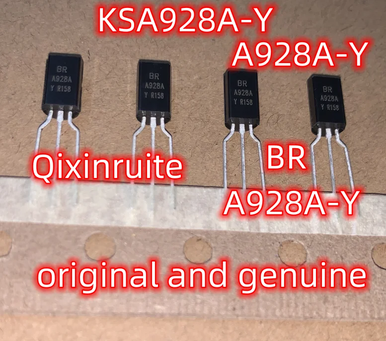 Qixinruite  KSA928A-Y BR A928A-Y A928A  TO-92LM PNP 30V 2A Y(160-320)  BJT  23years Latest year  Brand new,original and genuine.