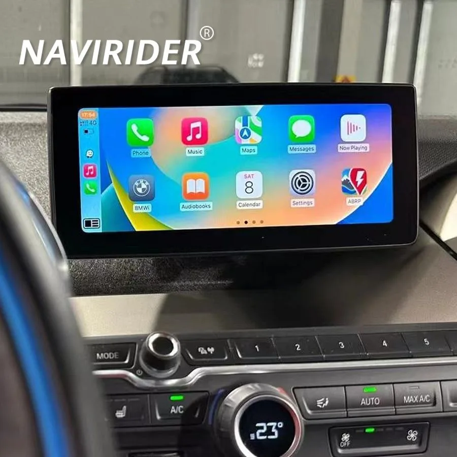 

10,25 "Android 14 беспроводной мультимедийный плеер Carplay HU для BMW i3 I01 NBT EVO System 2013-2020GPS авто радио DSP сенсорный экран